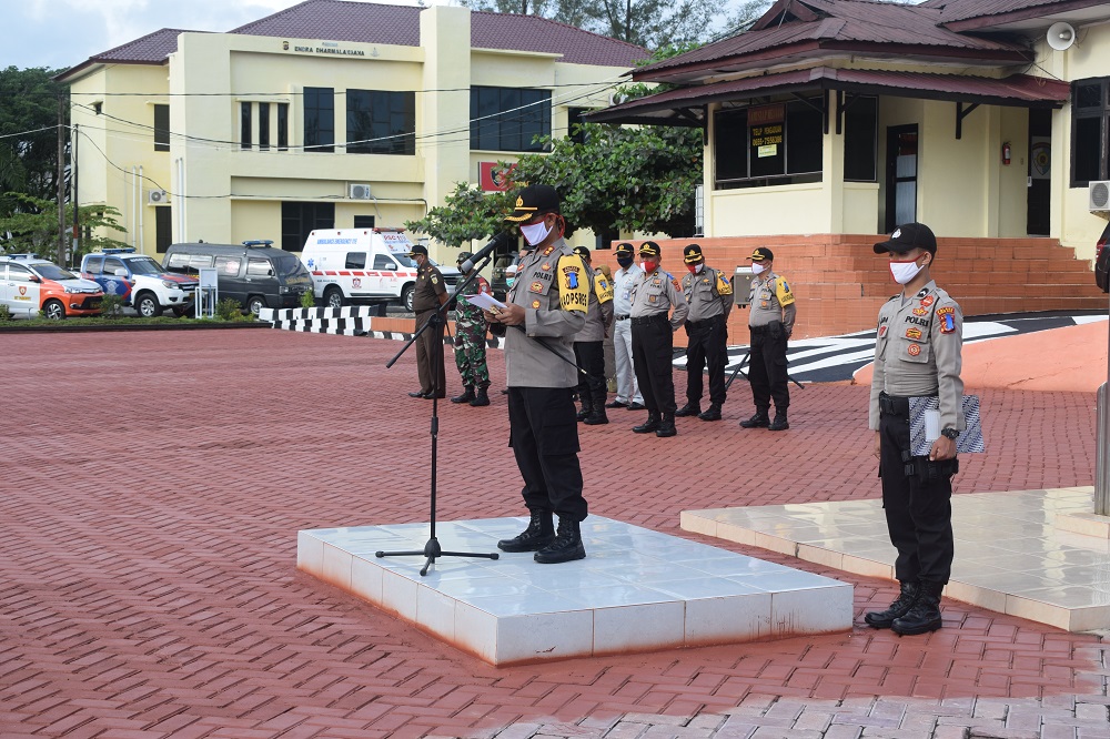 Polantas Gelar Operasi Selama Hari Kapolres Nagan Raya Pimpin Gelar