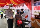 Masyarakat Kabupaten Nagan Raya Antusias Mengikuti Vaksinasi Drive Thru Polres Nagan Raya