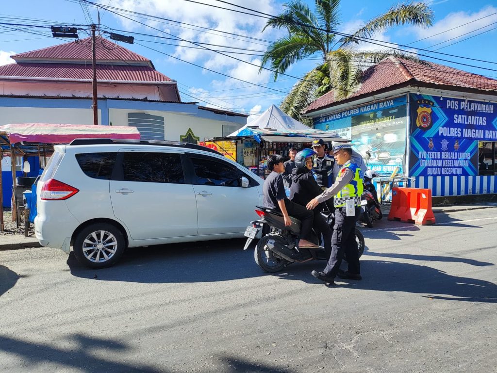 Sat Lantas Polres Nagan Raya Gencar Laksanakan Sosialisasi Tertib Berlalu lintas