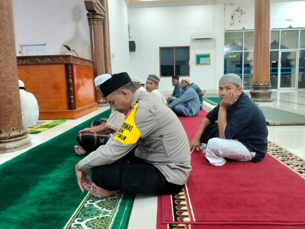 Kegiatan Safari Subuh Membawa Pesan Kamtibmas Polres Nagan Raya