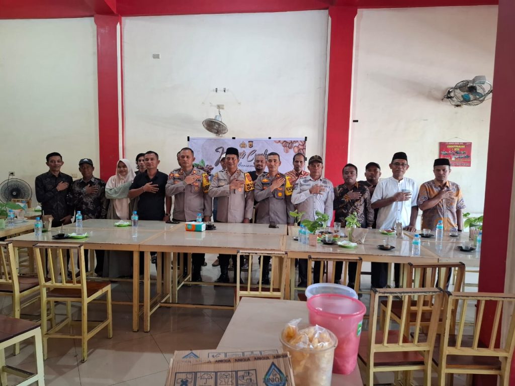 Kegiatan Jum’at Curhat Bersama Wakapolres Nagan Raya