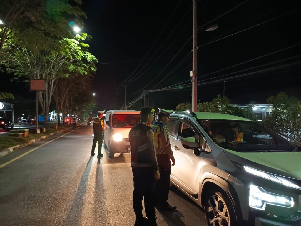 Pelaksanaan Razia Cipta Kondisi Menjelang Pilkada 2024 di Wilkum Polres Nagan Raya