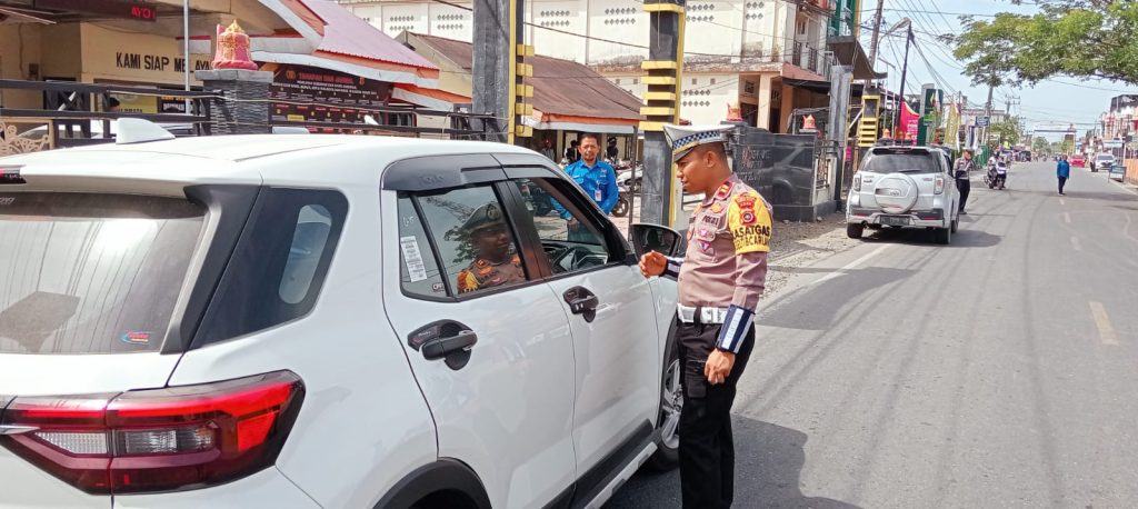 Satlantas Nagan Raya Gelar Razia Ops Patuh Seulawah Sejumlah Warga Terjaring