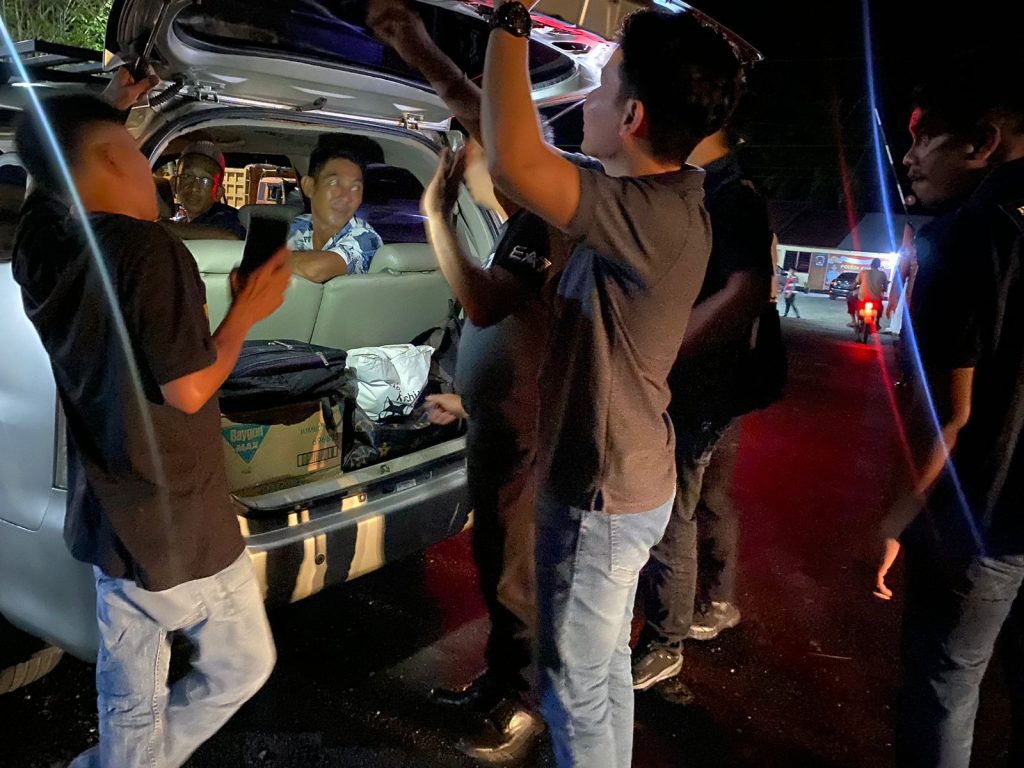 Personel Polres Gelar Razia Dalam Rangka Cipta Kondisi di Wilkum Polres Nagan Raya