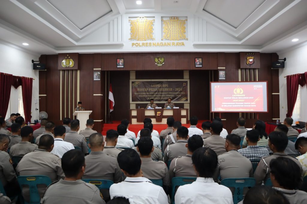 Polres Nagan Raya Laksanakan Latihan Pra Operasi Mantap Praja