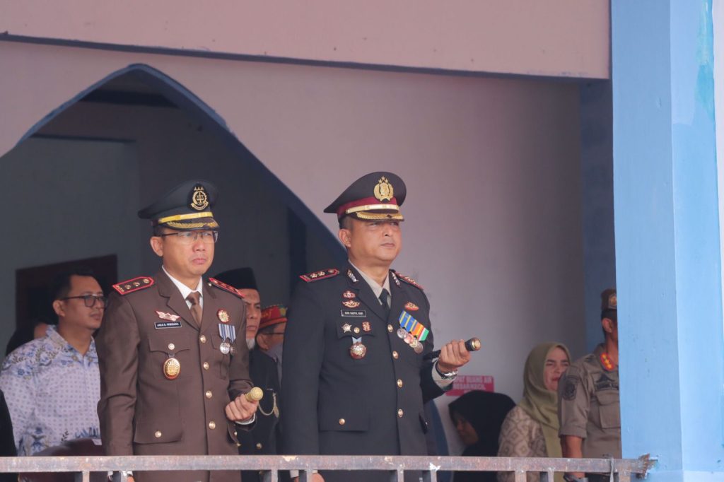 Kapolres Nagan Raya Hadiri Upacara Peringatan HUT Kemerdekaan Republik Indonesia Ke-79