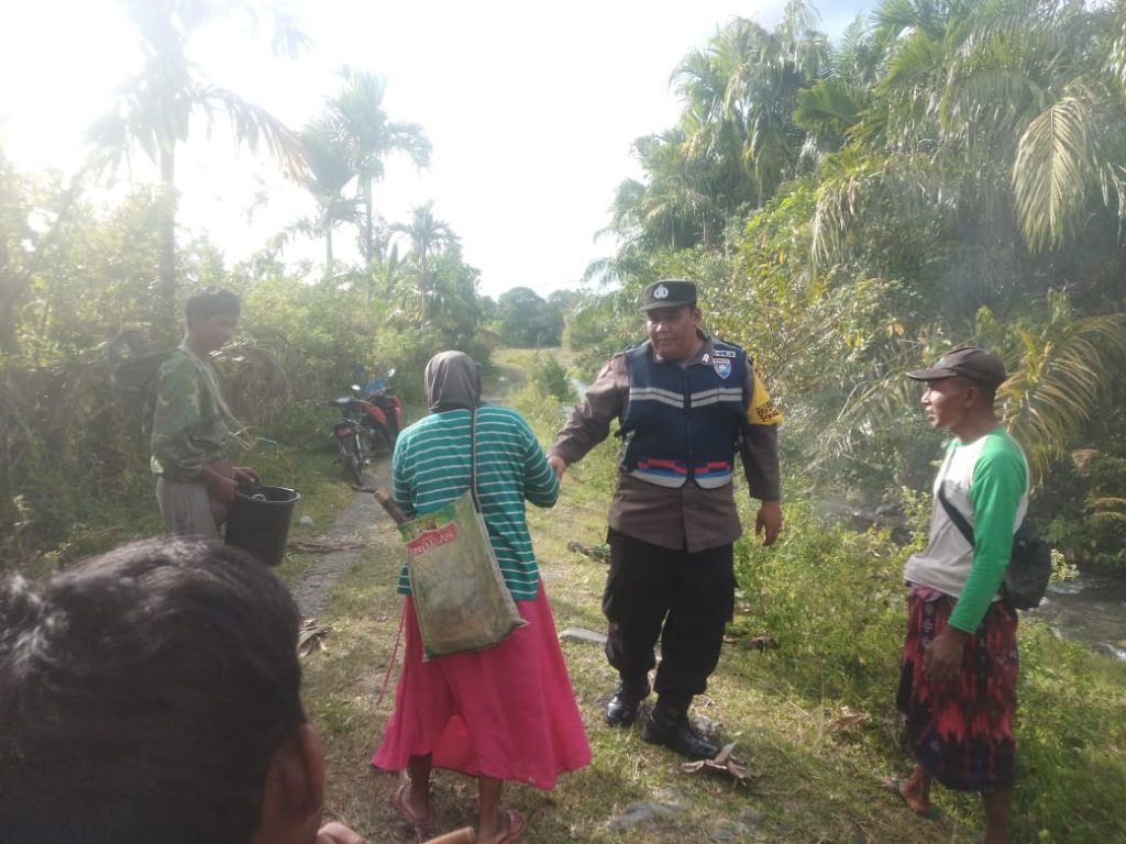 Personel Polsek Beutong Gelar Bimbingan Keamanan dan Ketertiban Masyarakat di Desa Kulam Jereuneh