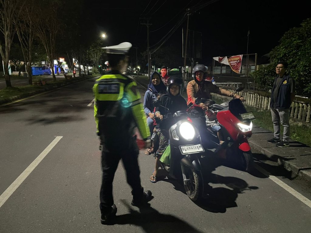 Polres Nagan Raya Laksanakan Razia Antisipasi Guantibmas di Jalan Nasional Meulaboh-Tapak Tuan