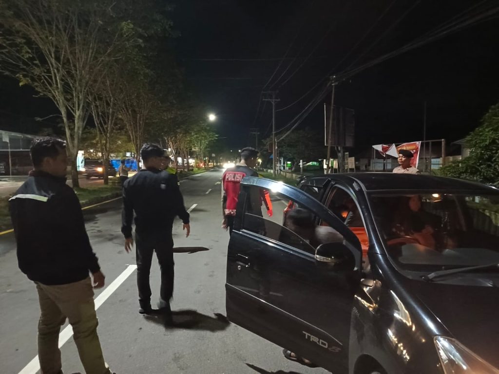 Polres Nagan Raya Gelar Razia untuk Ciptakan Keamanan dan Ketertiban di Jalan Nasional